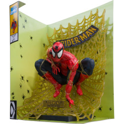 SPIDER MAN 1 BY MCFARLANE GOLD EDITION MARVEL STATUETTE GOLD LABEL PVC 24 CM