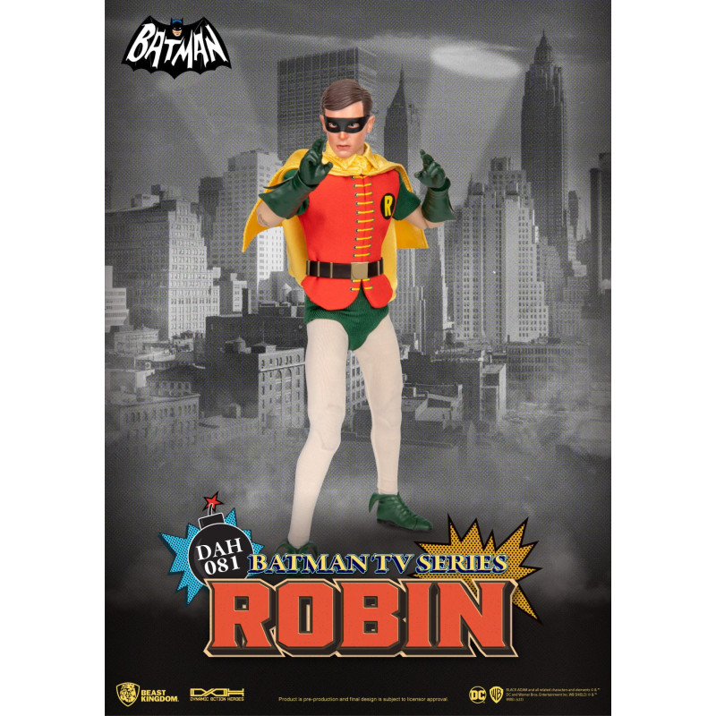 ROBIN DC COMICS FIGURINE DYNAMIC ACTION HEROES BATMAN TV SERIES 24 CM