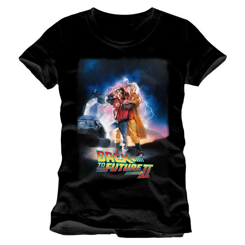 RETOUR VERS LE FUTUR - T-SHIRT POSTER TAILLE M