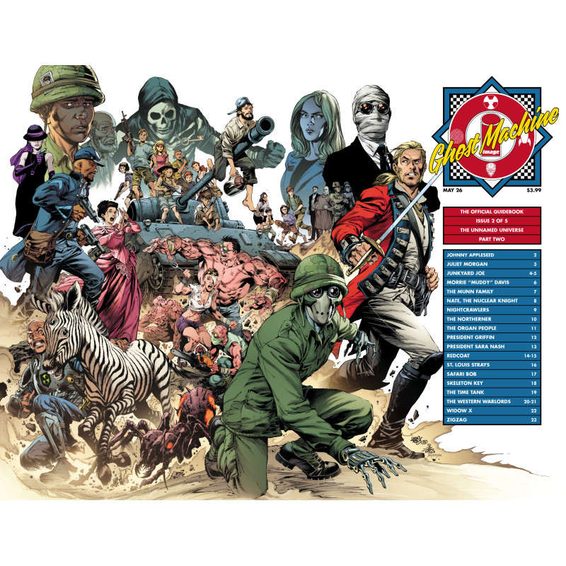 GHOST MACHINE THE OFFICIAL GUIDEBOOK 2 (OF 5) CVR C IVAN REIS & DANNY MIKI WRAPAROUND VAR