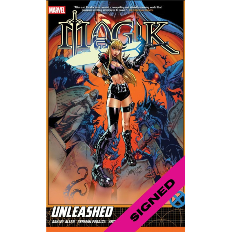 MAGIK TP VOL 01 UNLEASHED SIGNED BY GERMAN PERALTA