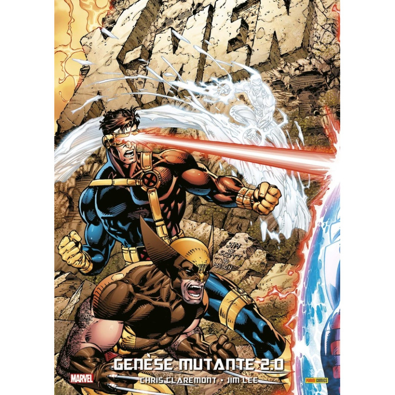 X-MEN GENESE MUTANTE GRAND FORMAT SIGNE PAR JIM LEE ET CHRIS CLAREMONT