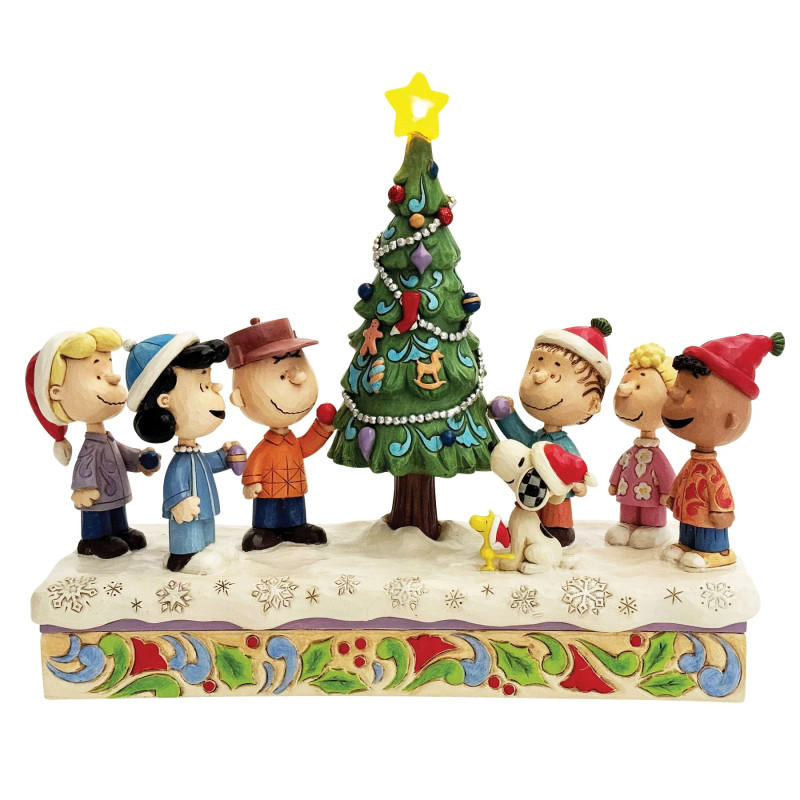 FIGURINE PEANUTS O SAPIN DE NOEL