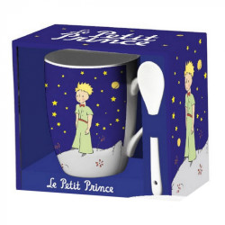PETITE TASSE LE PETIT PRINCE SUR SA PLANETE 7 BLEU FONCE CM