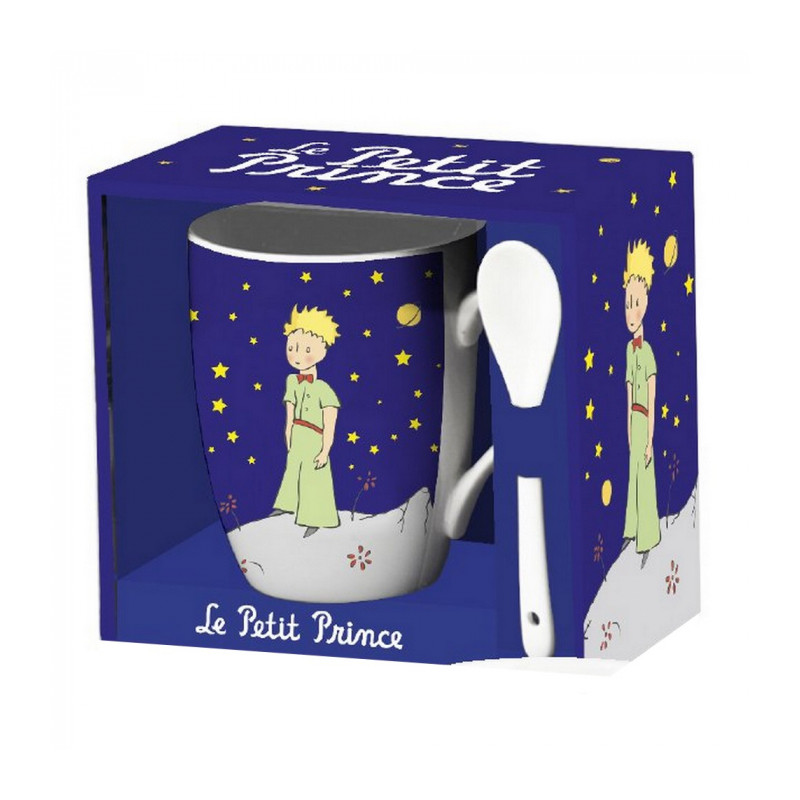 PETITE TASSE LE PETIT PRINCE SUR SA PLANETE 7 BLEU FONCE CM