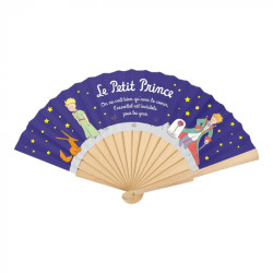 EVENTAIL EN BOIS LE PETIT PRINCE NUIT ETOILEE