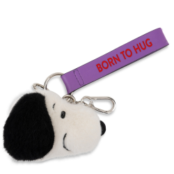 BIJOU DE SAC EN PELUCHE SNOOPY CREME PEANUTS