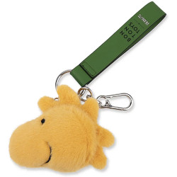 BIJOU DE SAC EN PELUCHE WOODSTOCK JAUNE PEANUTS