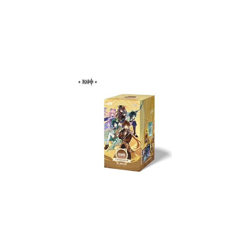 GENSHIN IMPACT BOOSTER SERIES 2 BLIND BOX JEU DE CARTES BOITE MYSTERE 6 CARTES VERSION CHINOISE