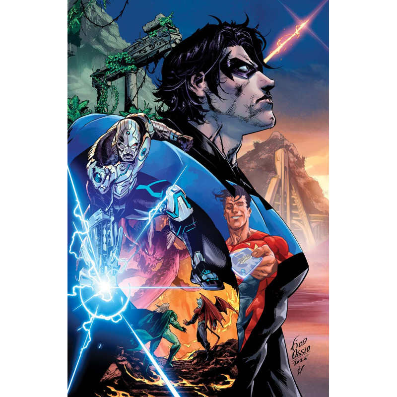 NEW TITANS 34 CVR D FICO OSSIO THINGS TO COME CARD STOCK VAR