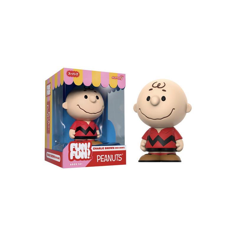 CHARLIE BROWN FIGURINE VINYL PEANUTS 12 CM