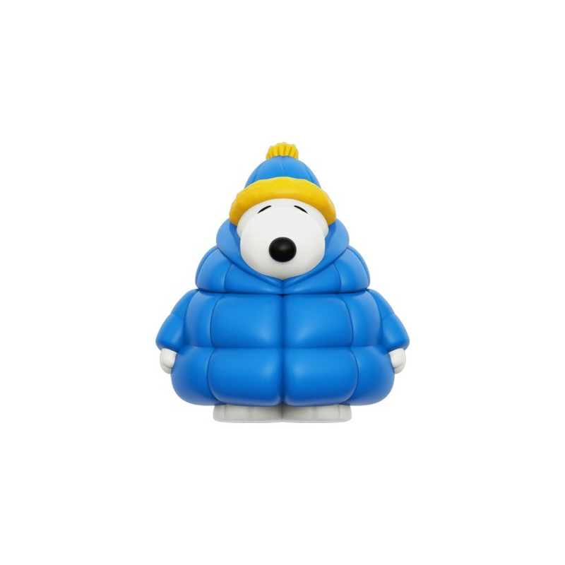 SNOOPY BLUE HOLIDAY COAT FIGURINE VINYL 12 CM