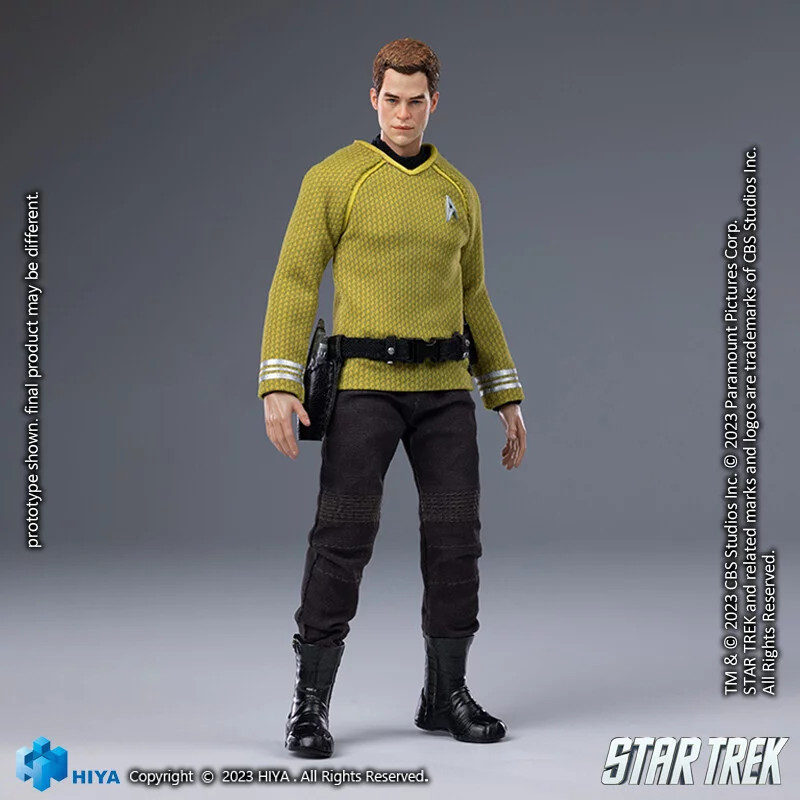 KIRK STAR TREK FIGURINE EXQUISITE SUPER SERIES 16 CM