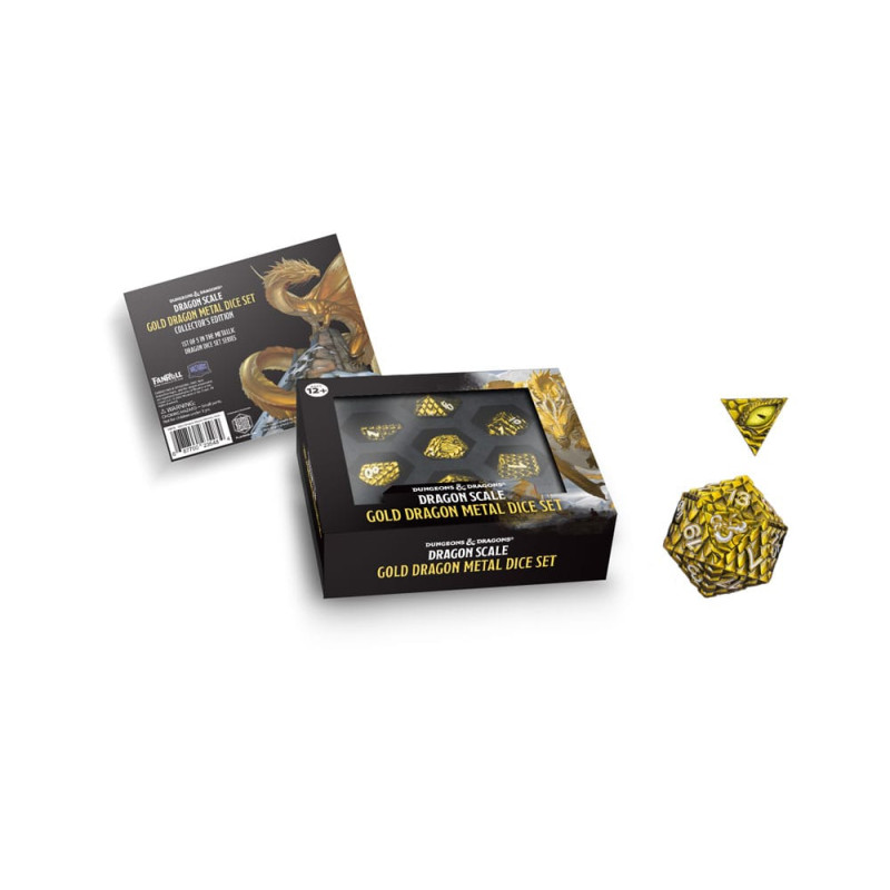 DUNGEONS ET DRAGONS PREMIUM METAL PACK DES INTRUSION DRAGON SCALE GOLD