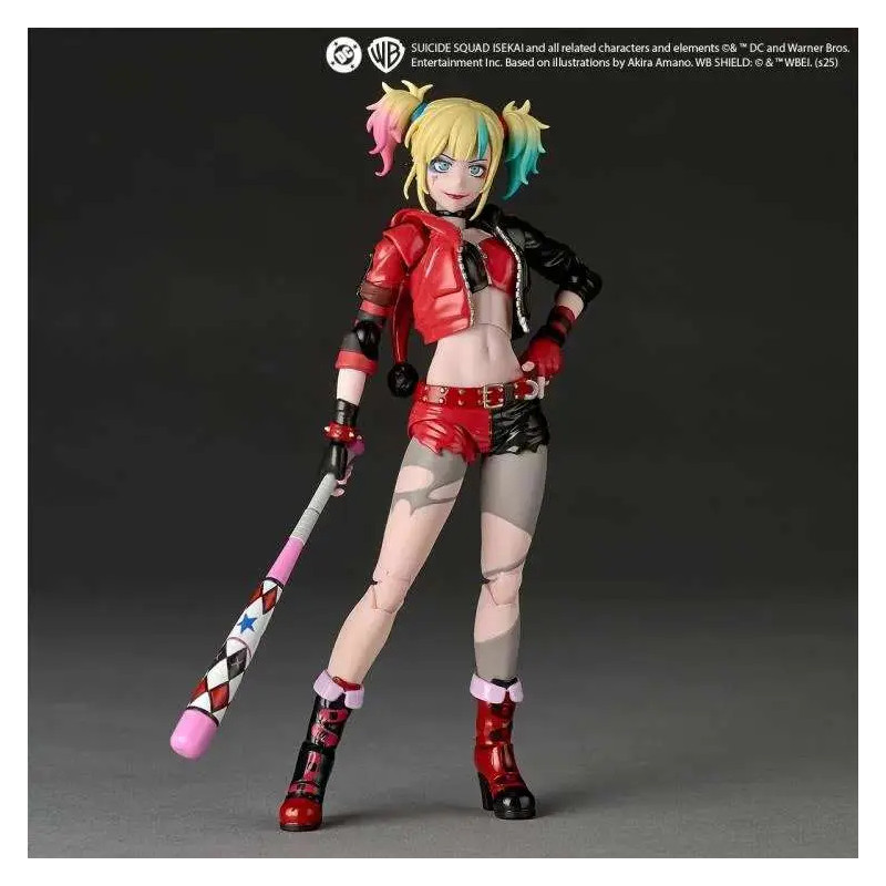 HARLEY QUINN DC COMICS SUICIDE SQUAD ISEKAI REVOLTECH ACTION FIGURE 15 CM