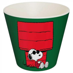 TASSE CAFE PEANUTS SNOOPY GOOD VIBES VERTE 90 ML