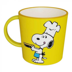 MUG PEANUTS SNOOPY LOVE COOKING JAUNE