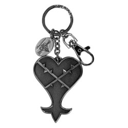 KINGDOM HEARTS PORTE CLES METAL HEARTLESS LOGO