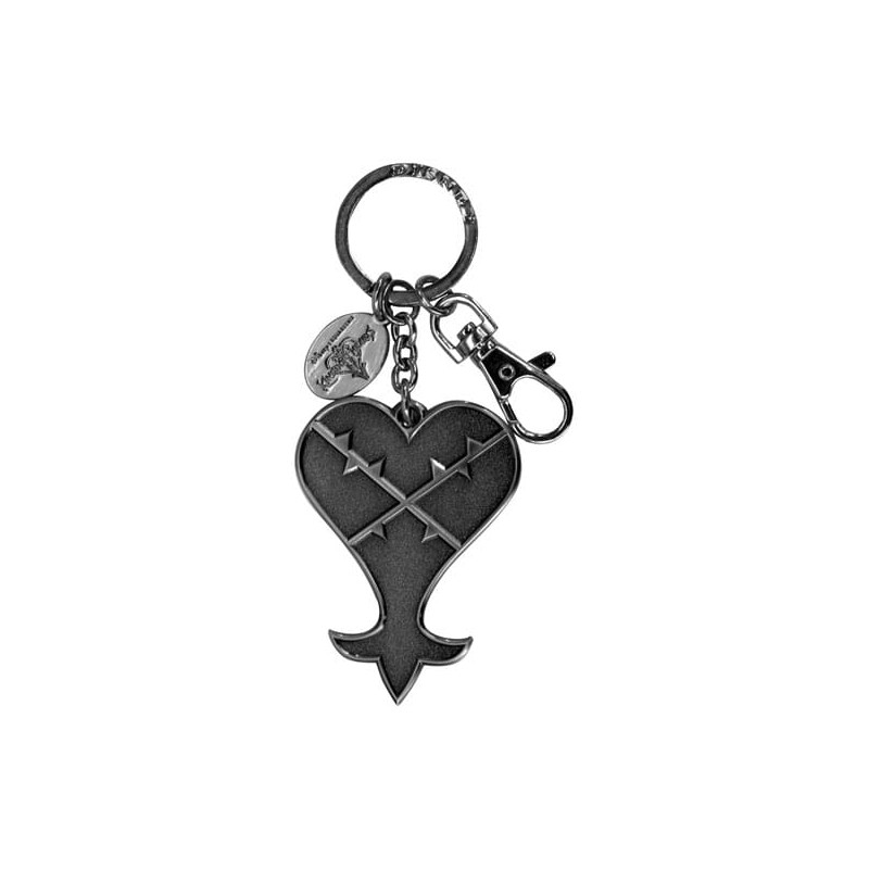 KINGDOM HEARTS PORTE CLES METAL HEARTLESS LOGO