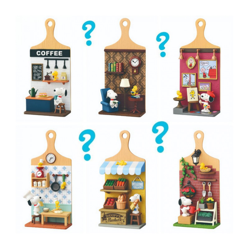 FIGURINE SURPRISE PEANUTS SNOOPY MINIATURE BOARD COLLECTION