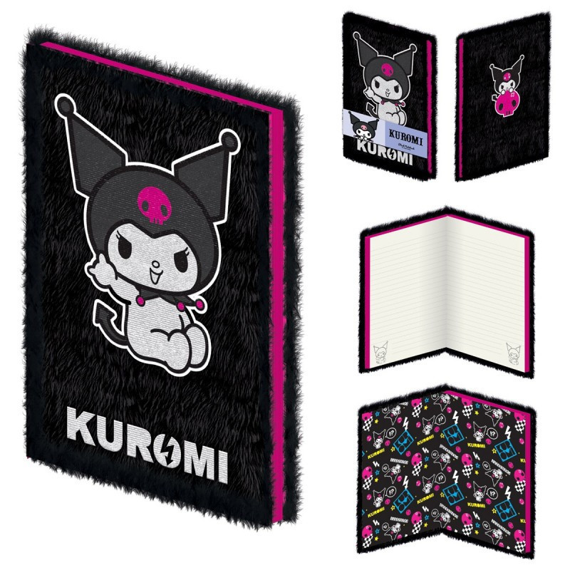 KUROMI PLUSH NOTEBOOK