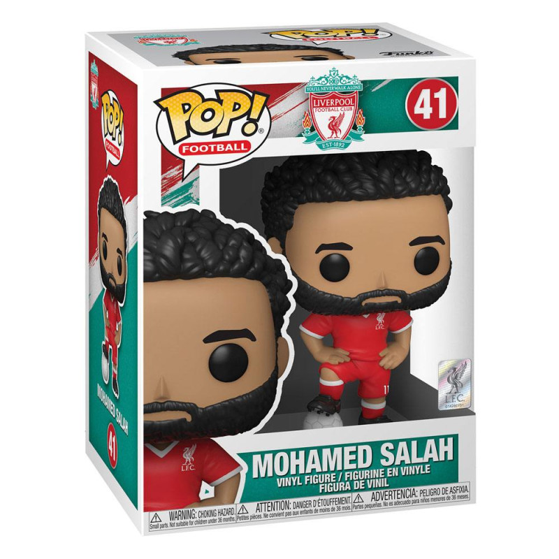 MOHAMED SALAH LIVERPOOL FC POP FOOTBALL VINYL FIGURINE 9 CM