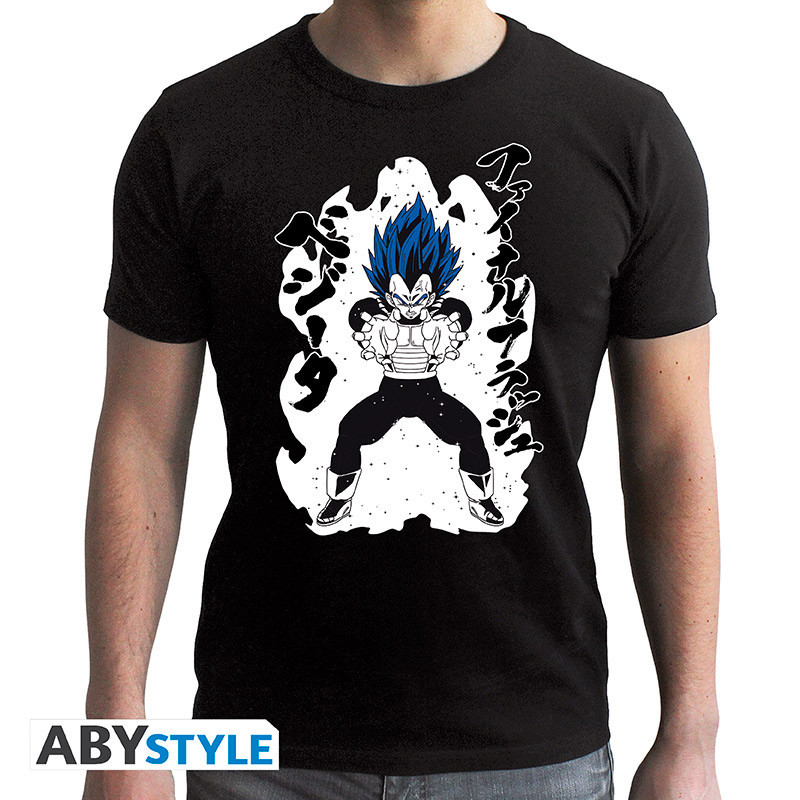 VEGETA DRAGON BALL SUPER T SHIRT VEGETA ROYAL BLUE TAILLE XS