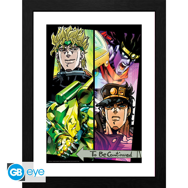 DIO JOTARO JOJO S BIZARRE ADVENTURE TIRAGE ENCADRE FSC MIX 30 X 40