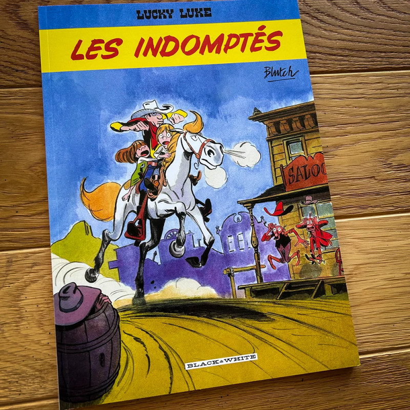 LUCKY LUKE LES INDOMPTES ED BLACK WHITE