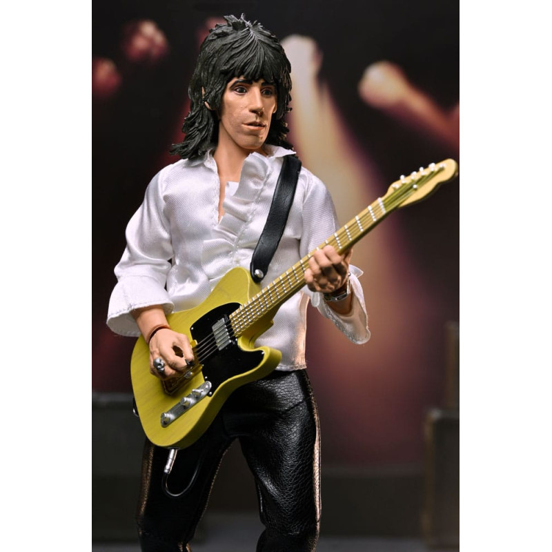 KEITH RICHARDS ROLLING STONES 1975 FIGURINE CLOTHED 20 CM
