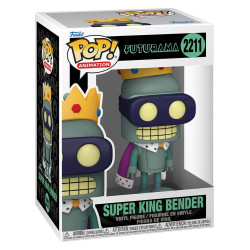 SUPER KING BENDER FUTURAMA POP ANIMATION VINYL FIGURINE 9 CM