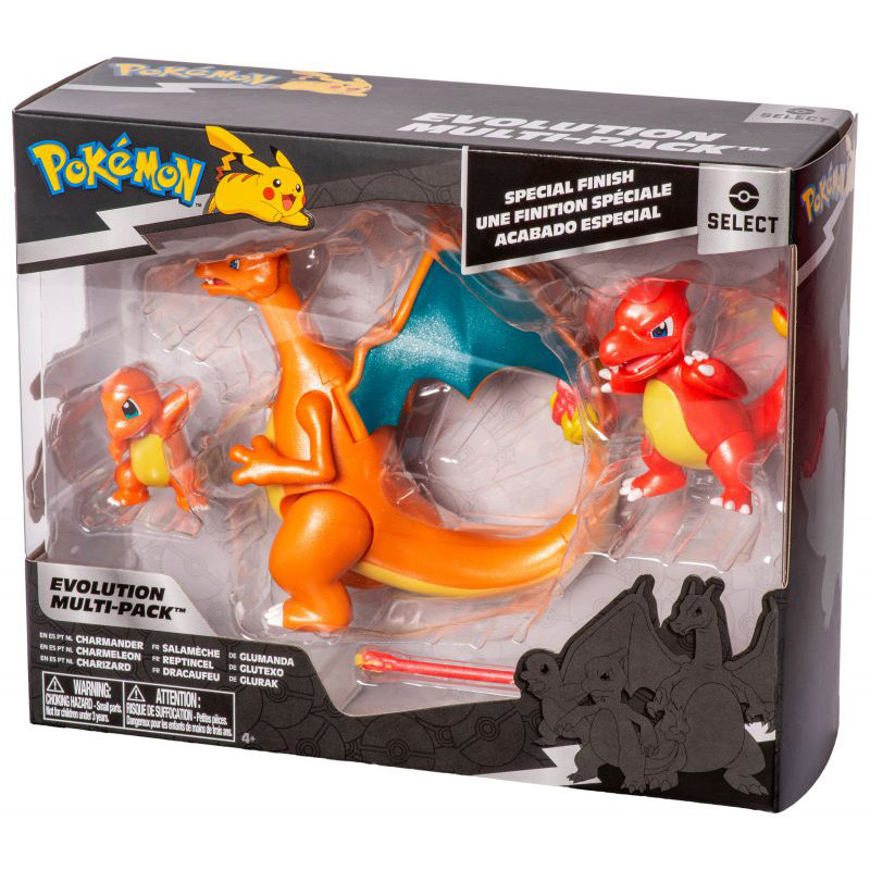 SALAMECHE REPTINCEL ET DRACAUFEU POKEMON SELECT EVOLUTION MULTIPACK