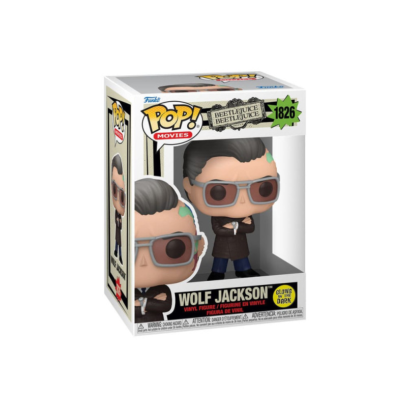 BEETLEJUICE WOLF JACKSON POP MOVIES VINYL FIGURINE 9 CM