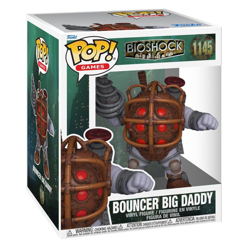 BIOSHOCK BOUNCER BIG DADDY COHEN SUPER SYZED POP FIGURINE 15 CM