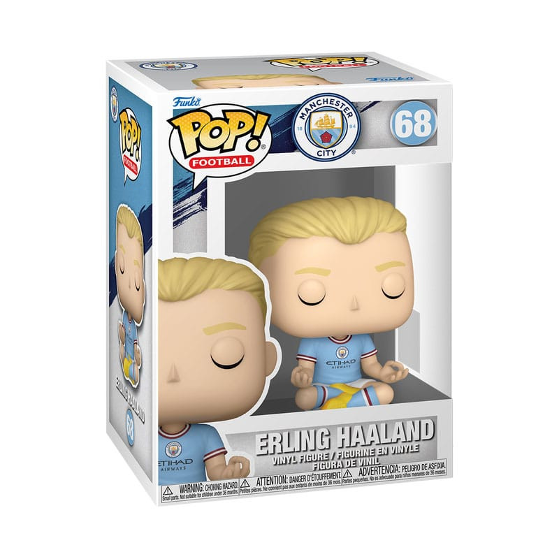 ERLING HAALAND SITTING POP FOOTBALL VINYL FIGURINE MANCHESTER CITY 9 CM
