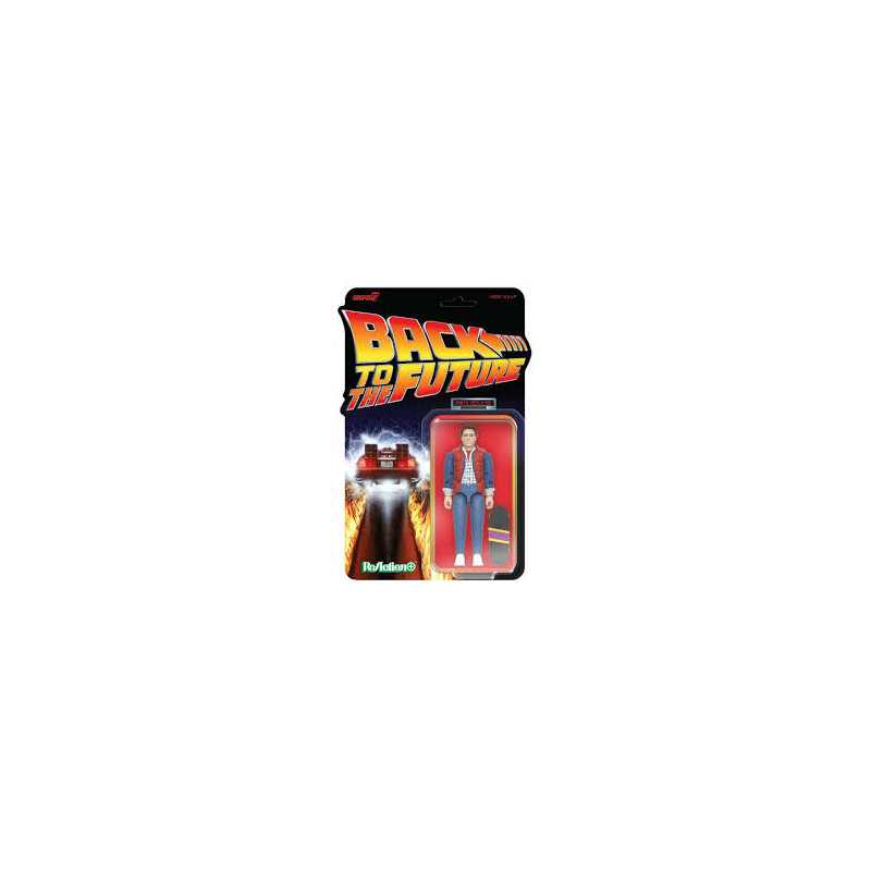 MARTY MCFLY RETOUR VERS LE FUTUR WAVE 1 FIGURINE REACTION 10 CM