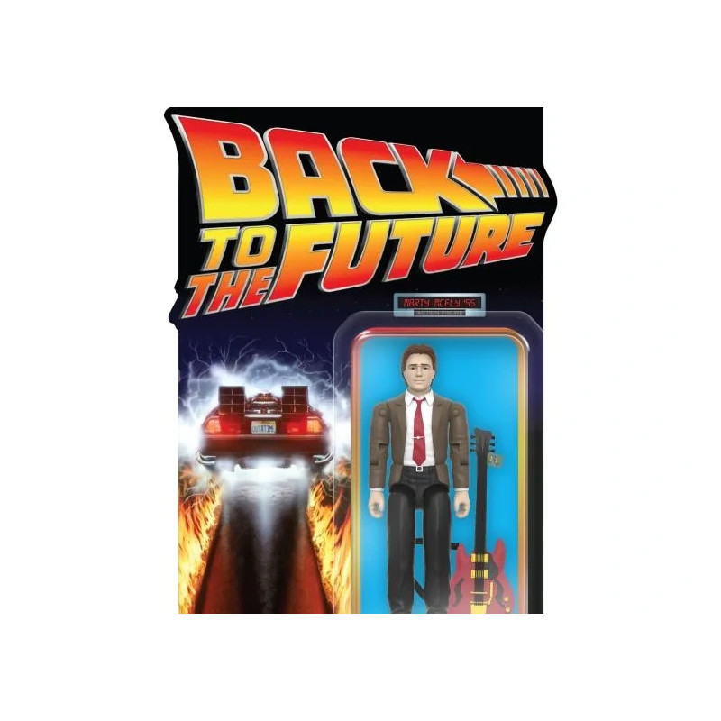 MARTY MCFLY 55 RETOUR VERS LE FUTUR WAVE 1 FIGURINE REACTION 10 CM