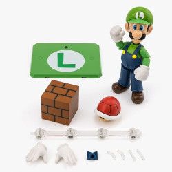 LUIGI SUPER MARIO FIGURINE S H FIGUARTS 11 CM