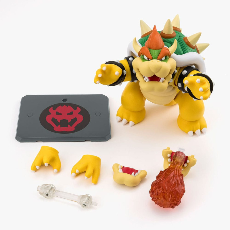 BOWSER SUPER MARIO FIGURINE S H FIGUARTS 13 CM