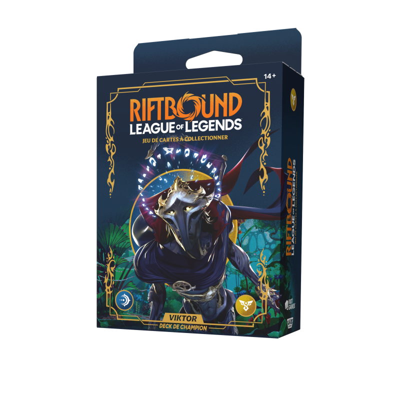 VIKTOR DECK DE CHAMPIONS RIFTBOUND LEAGUE OF LEGENDS TCG SET UN ORIGINES FRANCAIS