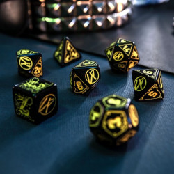 CYBERPUNK RED WET WORK 7 PC RPG DICE SET