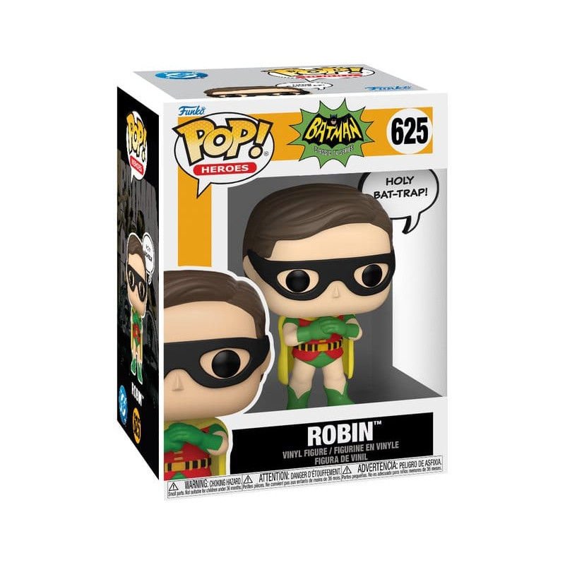 BATMAN 66 ROBIN DC COMICS POP! HEROES VINYL FIGURINE 9 CM