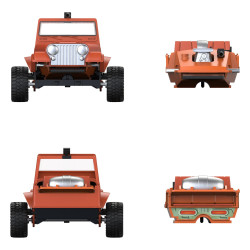 MASK VEHICULE GATOR CYCLE WAVE 2