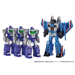 TRANSFORMERS DRAMATIC CAPTURE SERIES DECEPTICPNS PARTIE 1 PACK 4 FIGURINES 17 CM