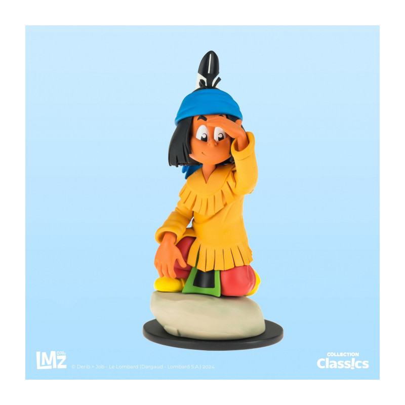 YAKARI FIGURINE RESINE LIMITE A 150 EX 14CM