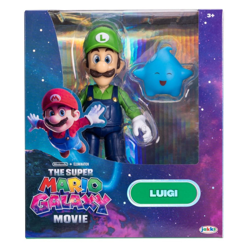 LUIGI SUPER MARIO GALAXY 4 INCHES FIGURINE 13 CM