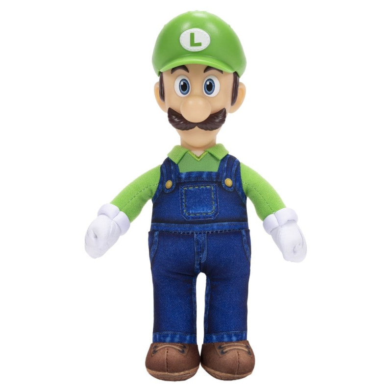 LUIGI SUPER MARIO GALAXY LE FILM FIGURINE EN PELUCHE 23 CM