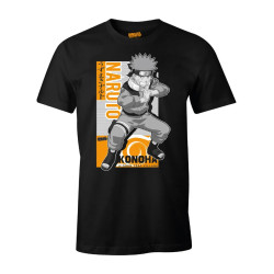 NARUTO T SHIRT NOIR MULTI CLONAGE M