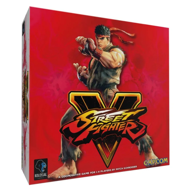 STREET FIGHTER V CHAMPION EDITION LEGENDS EDITION ROUGE JEU DE SOCIETE