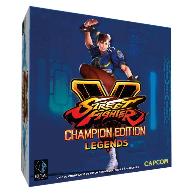 STREET FIGHTER V CHAMPION EDITION LEGENDS EDITION BLEUE JEU DE SOCIETE